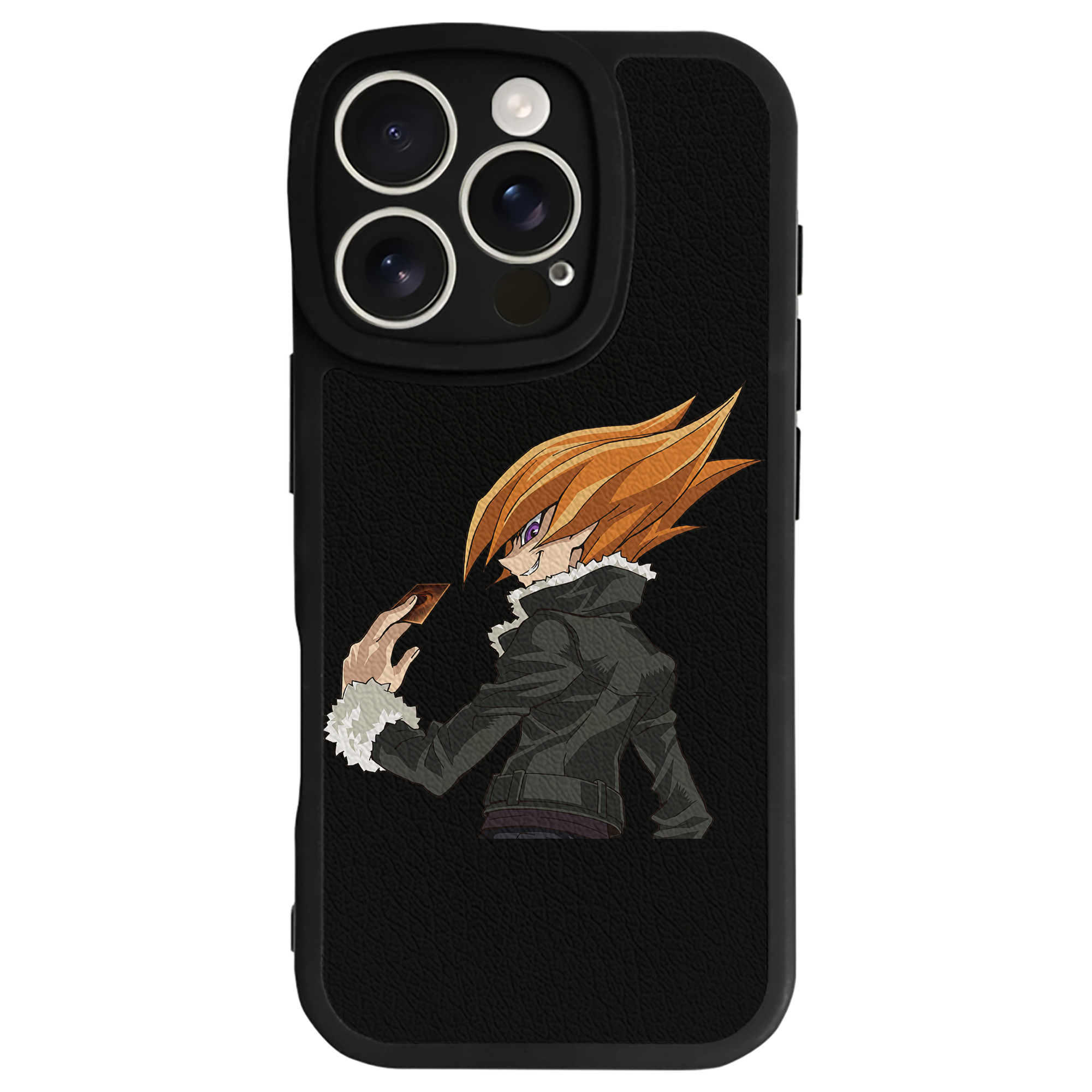 遊☆戯☆王 Yu-Gi-Oh! 【iPhone 16シリーズ対応】シリコンスマホケース（レザー調） 材質：シリコン